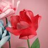 3D имитация цветка магнолии, крупномасштабная 30/50 см, имитация цветка для витрины, свадебное украшение, пенопластовый имитация цветка