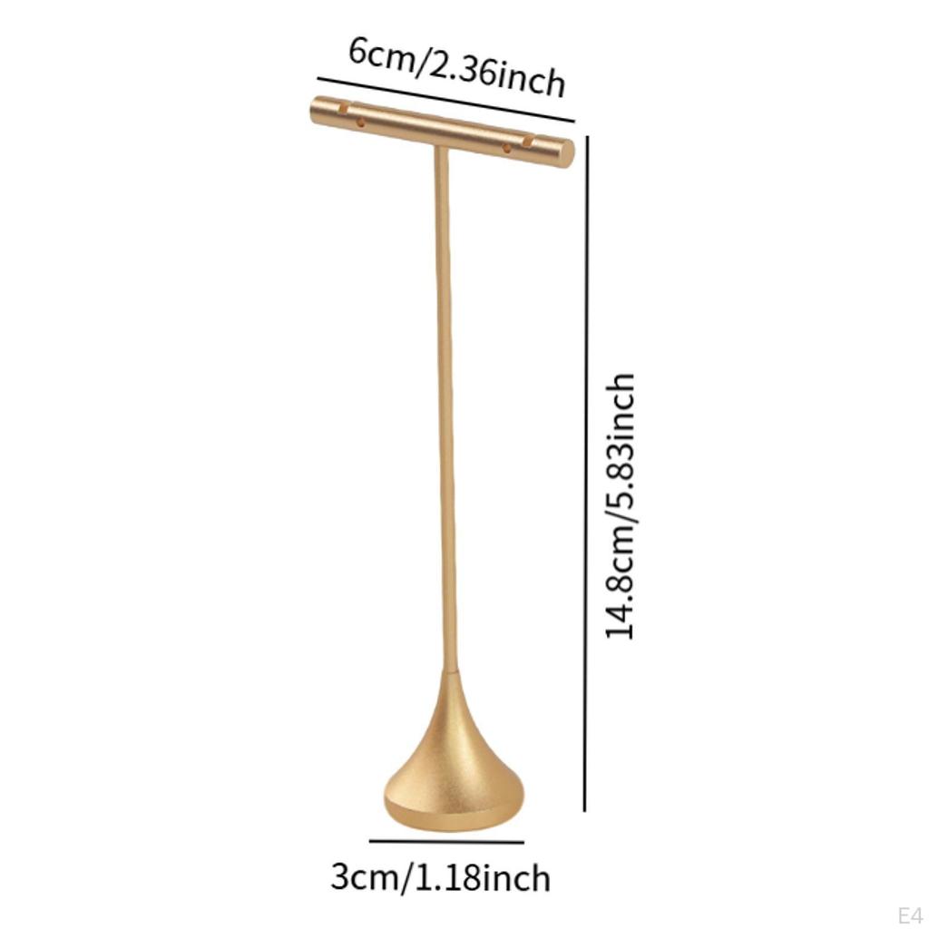 Jewelry Stand Bracelet Hanging Organizer Tabletop T Bar,Storage,Necklace Holder,Earring Display