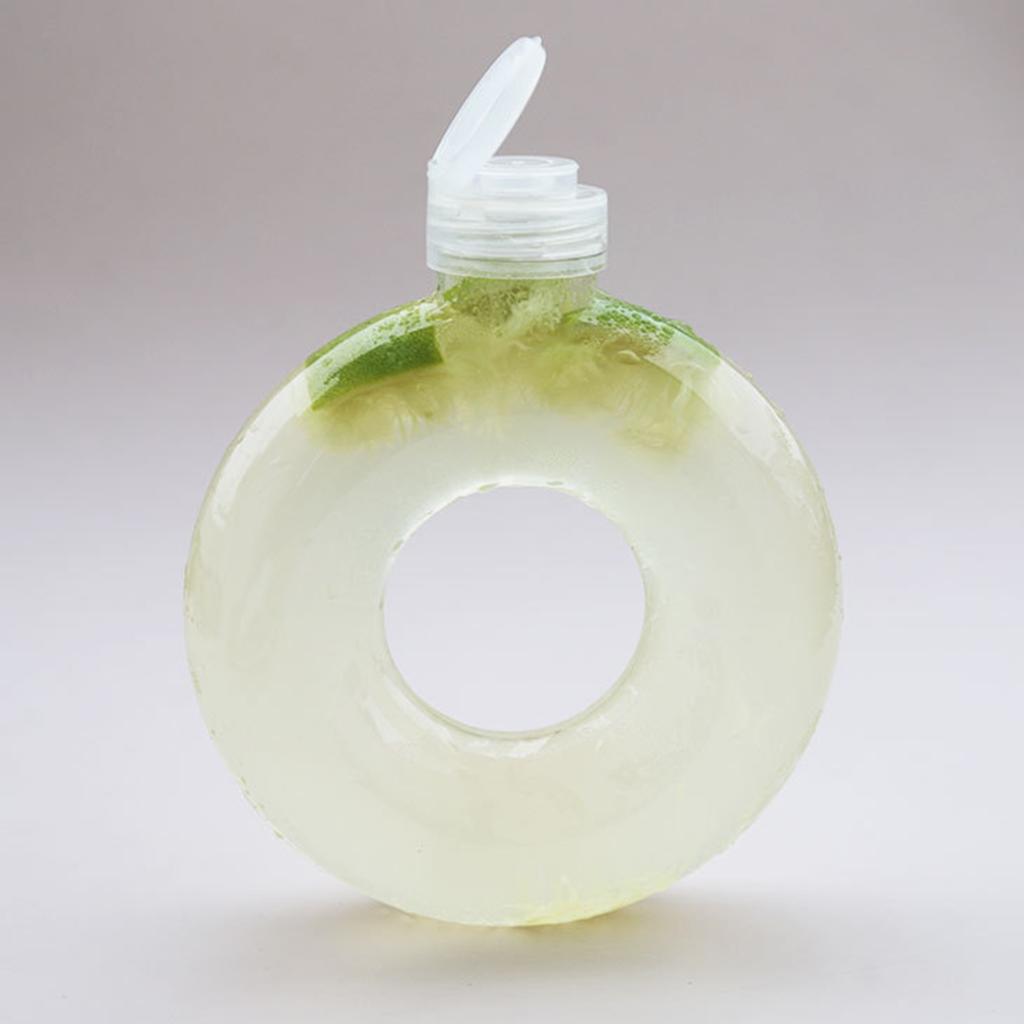 Милая герметичная бутылка для воды в форме пончика для детей - 500 мл/350 мл