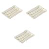 Set of 3 Flowing Water Yakitori Plates X Ceramic Yakitori Plates by Setomonohonpo [21 14cm]