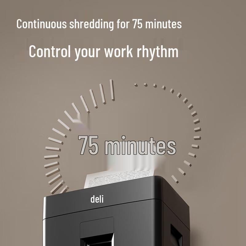 Deli GA666P Commercial High-Security Shredder CN plug (adapter included)