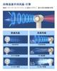 SOTHING Ручной Портативный Бесступенчатый Воздушный поток 3600 мАч об/мин Мощный Мини Низкий Японская Инструкция Тепловой удар Жара Подарок Вентилятор, Вентилятор, 4-уровневый Воздушный поток, 1-199