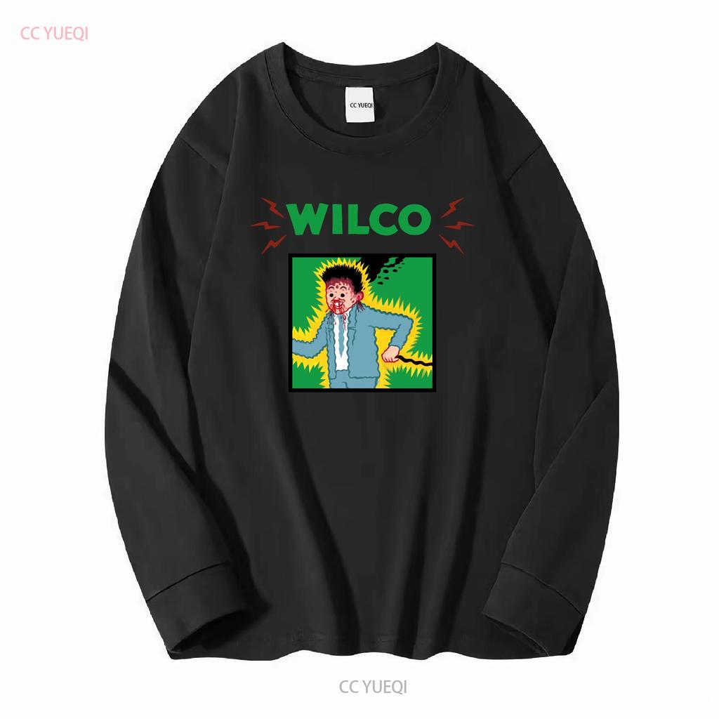 Редкая футболка Wilco из хлопка для фанатов, все размеры от S до 5XL, базовая, винтажная, стиранная, эластичная, уличная мода, мужская, модная, универсальная