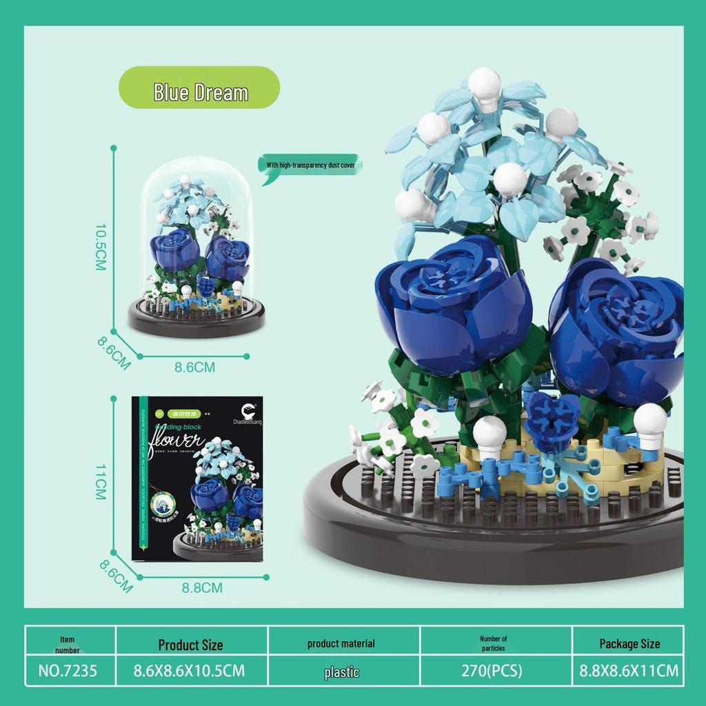 Суккулентный букет из цветов, конструктор - Праздничные подарки и игрушки