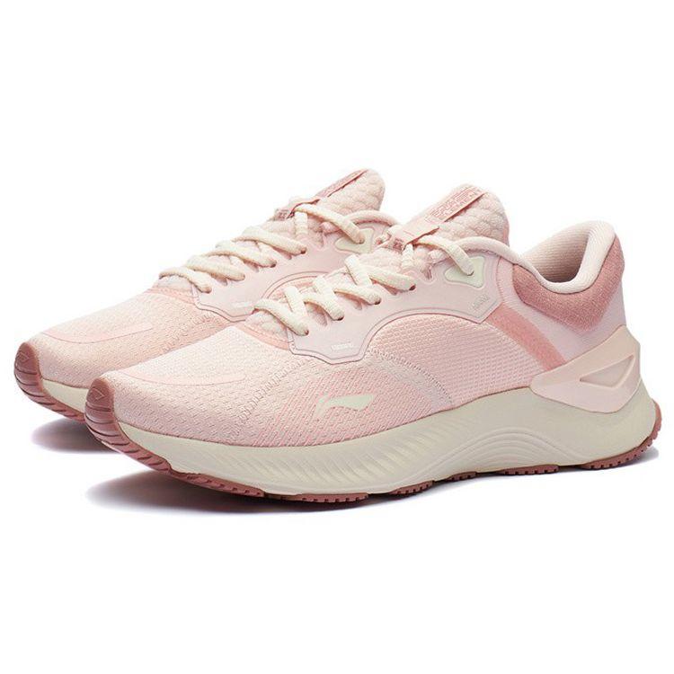 Кроссовки женские Li Ning Yue Ying Element Durable Breathable Low-Top Running Shoes Peach Orange ARHR188-3