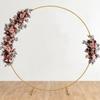 Metal Circle Balloon Arch Stand Wedding Arch Round Bow of Balloon Gold Background Arch Frame Birthday Party Baby Shower Decor