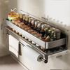 Yuzhuxun Wall-Mounted Carbon Steel Kitchen Storage & Spice Rack