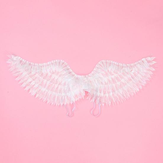Детские крылья ангела, реквизит для костюма, светящиеся перьевые крылья, легкие крылья феи для косплея, рождественского представления и сценического выступления