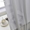 1 шт. LOZUJOJU ткань обновление однотонный полосатый белый тюль занавес теплый прозрачный для спальни гостиная украшение окна дома