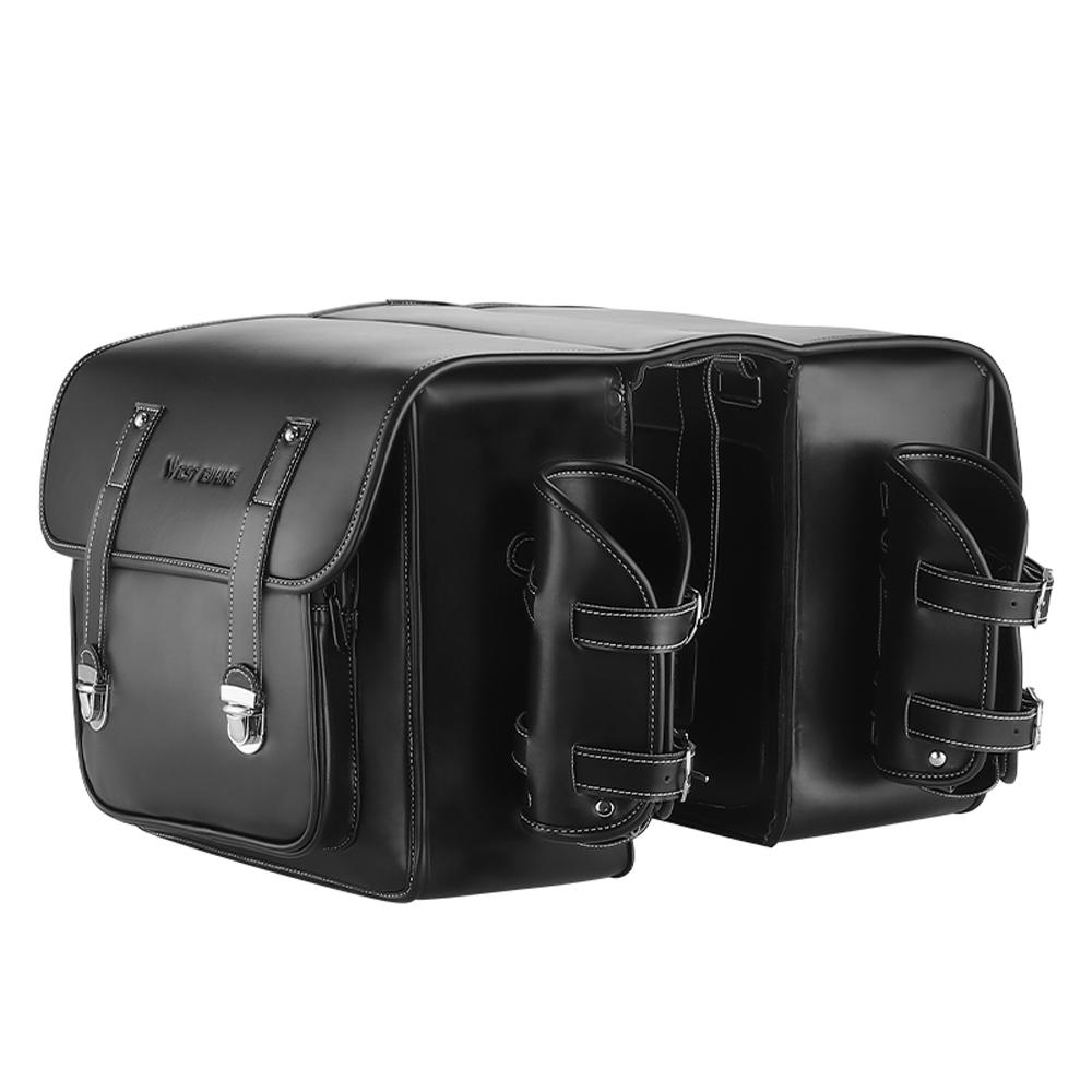 Кожаная сумка на заднее сиденье велосипеда в стиле ретро, ​​большая вместительная сумка на заднее сиденье велосипеда, универсальные сумки для велосипедных сидений