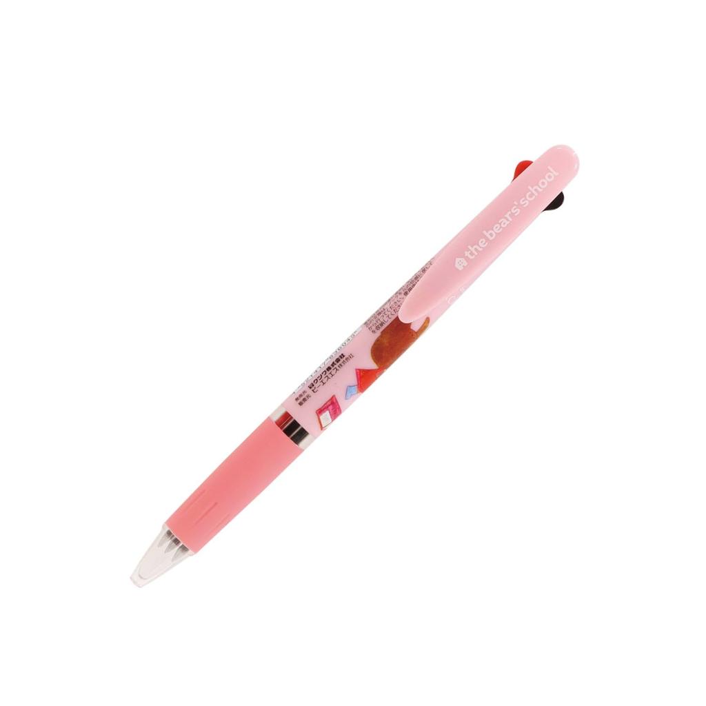 BSS Шариковая ручка Школьный Ballpoint Pen Jetstream Jackie Goes to the Moon EC054C Медведи 3-цветная 0.5 мм
