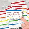 100pcs Portable Fridge Sticker Self-adhesive Home StorageTags New Food Storage Labels