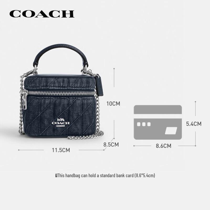 Сумка-коробка Coach AVA из ткани