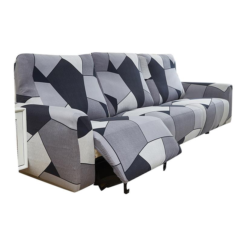 1/2/3 Seats Stretch Floral Recliner Cover Split Relax All-Inclusive Chair Cover Lounger Couch Sofa Armchair Slipcovers