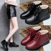 Cotton Shoes for Women In Winter, with Thick Velvet and Warm Short Boots, Anti Slip, Waterproof, Flat Bottom, Comfortable Cotton Shoes