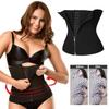 Waist Trainer Body Shaper Trimmer Girdles Women Tail Cinchers Gym Lumbar Belt Fitness Sauna Sweat Weight Loss Belt с застежкой-молнией
