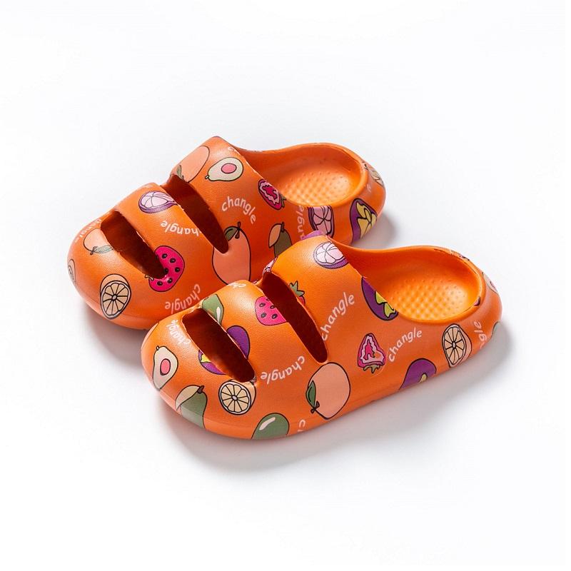 Модные летние тапочки 2024 года, милые домашние тапочки для детей, для дома, для мальчиков и девочек, нескользящие, модные, пляжные, повседневные сандалии, обувь для малышей