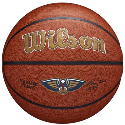 Wilson Мяч Team Alliance New Orleans Pelicans, баскетбольный унисекс коричневого цвета