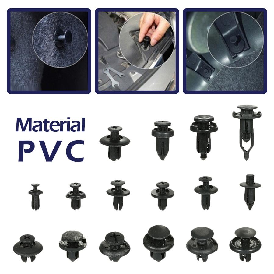 635pcs Boxed Fasteners Car Side Skirt Bumper Fender Door Trim Retainer Clips Set