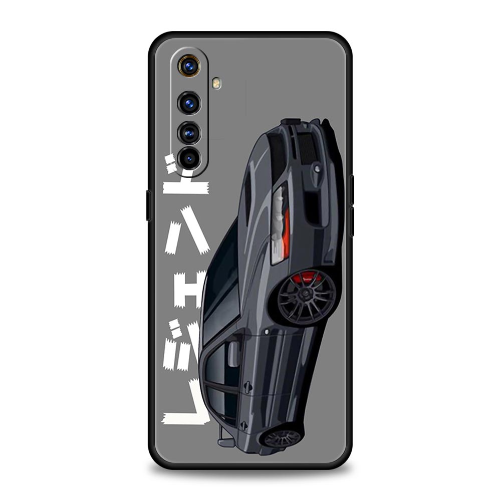Спортивный автомобиль JDM Tokyo Drift Чехол для телефона Realme GT Neo 2 3 3T Для Realme 10 9 8 5G 7 6 GT2 Pro Plus 9i 8i C21 C11 C25 C35 Чехол