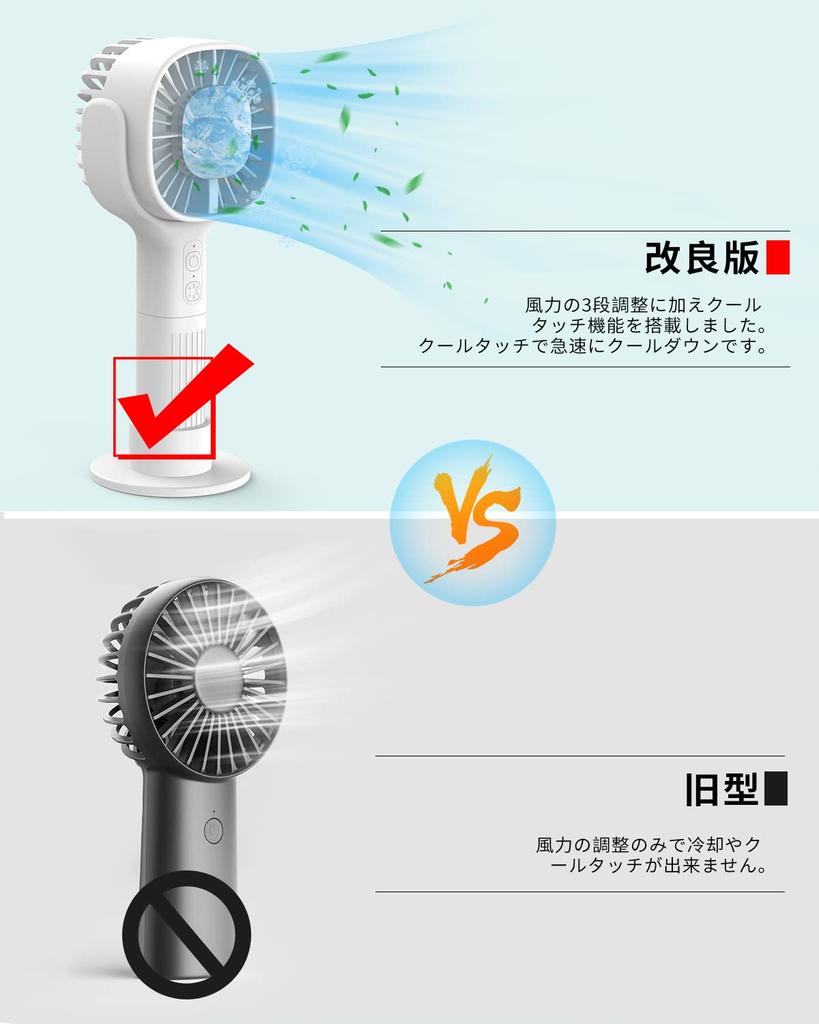 Cooling High 3 Airflow Handheld Fan with Cooling Portable Handheld Desktop Instant Semiconductor Freezing USB Perfect for Heatstroke Heatstroke Stand