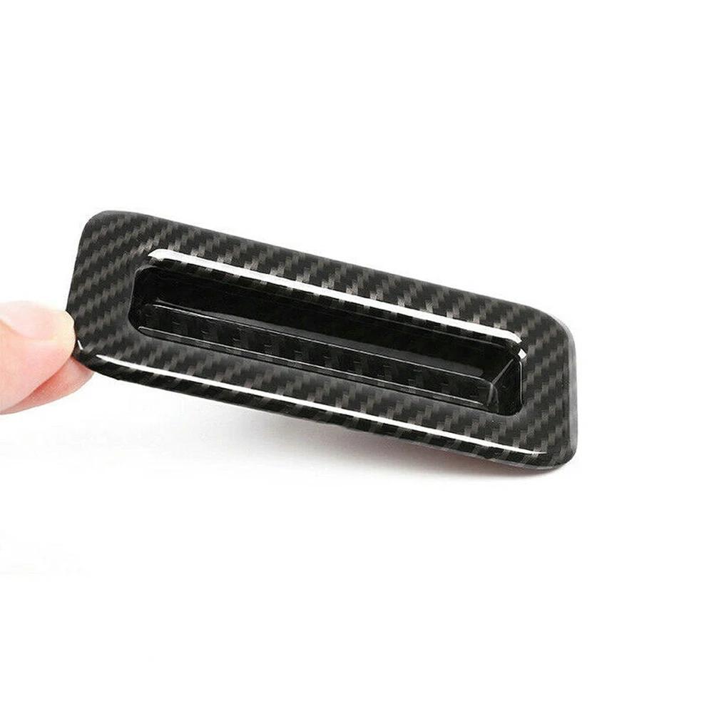 For BMW 3 Series E90 2005-2012 Carbon Fiber Look Interior Sunroof Handle Cover Trim Car Roof Skylight Handle Frame