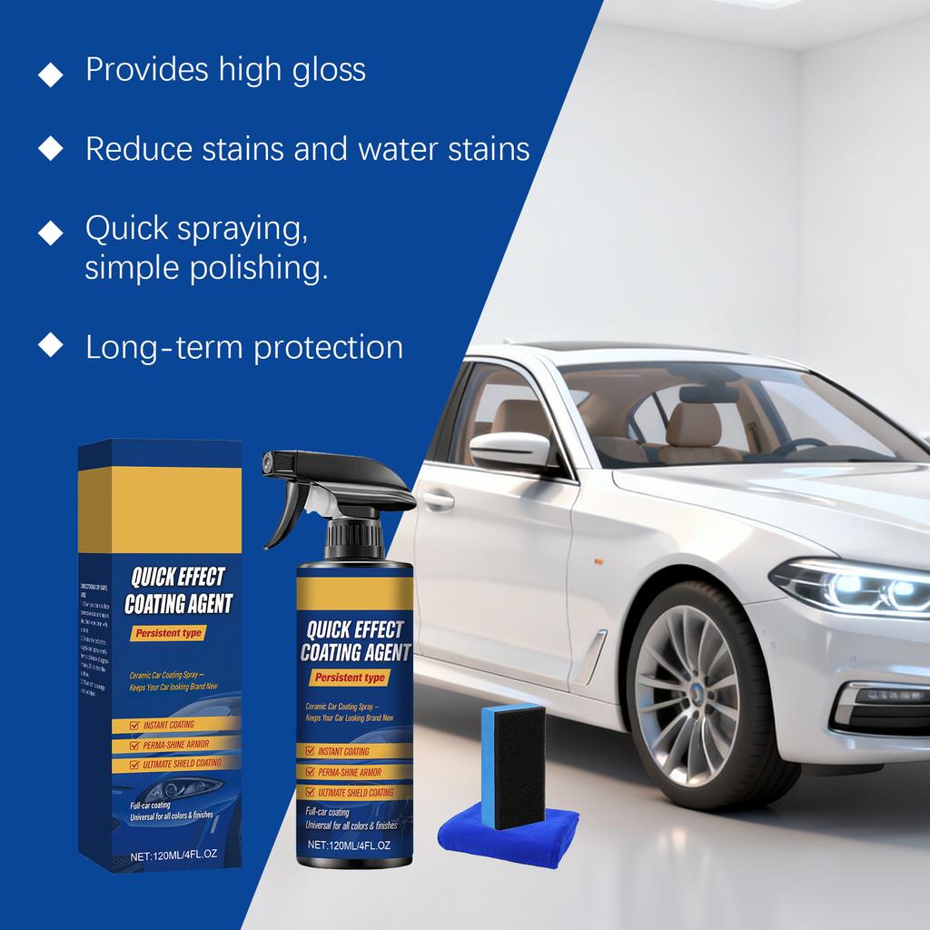 Автомобильный нанокерамический состав для покрытия эффективно удаляет пятна, водонепроницаемый, пыленепроницаемый, полированный, обновляющий, набор спреев для покрытия автомобиля