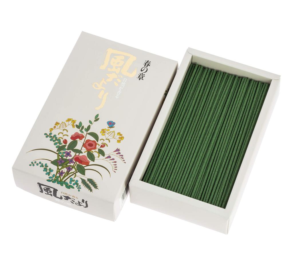 Nippon Kodo Kazedayori Spring Chapter Bulk Pack Incense Sticks