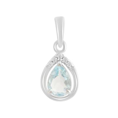 Серебряная подвеска с топазом 0.872ct (2188445)
