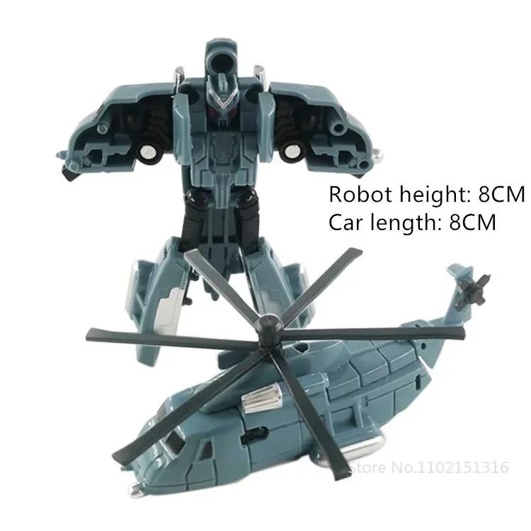 Мини Набор Роботов-Трансформеров Игрушки Модели 2 в 1 Деформируемая Игрушка-Машинка Роботы Игрушки для Детей Подарок Фигурка Дети Игрушки