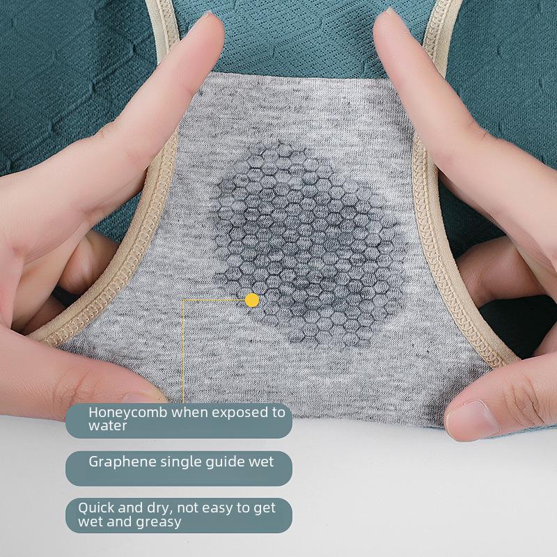 Женские трусы из графенового хлопка с высокой талией – удобные, дышащие, антибактериальные, с поддержкой живота и бедер