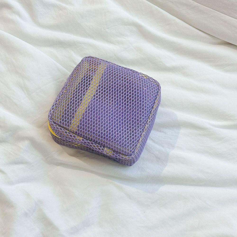 Lightweight Portable Makeup Pouch Washable Coin Purse Easy To Carry Cosmetic Bag  Home