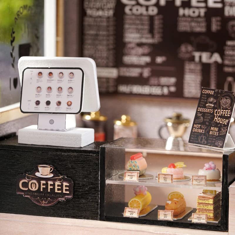 (t-FREAK) Dollhouse Handmade Kit Set Miniature My Little Scene Series (H-021 COFFEE SHOP)