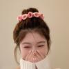 Elastic Knitted Hair Rope Handmade Sweet Hair Tie Cute Crocheted Flower Scrunchies  Party