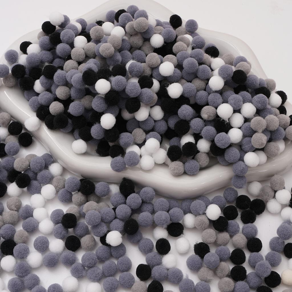 998Pcs Coloful Pom Poms Bulk Small Fuzzy Balls, Available In 10 Styles, 0.39 Sizes Pompoms for Crafts, Christmas, Wedding Home