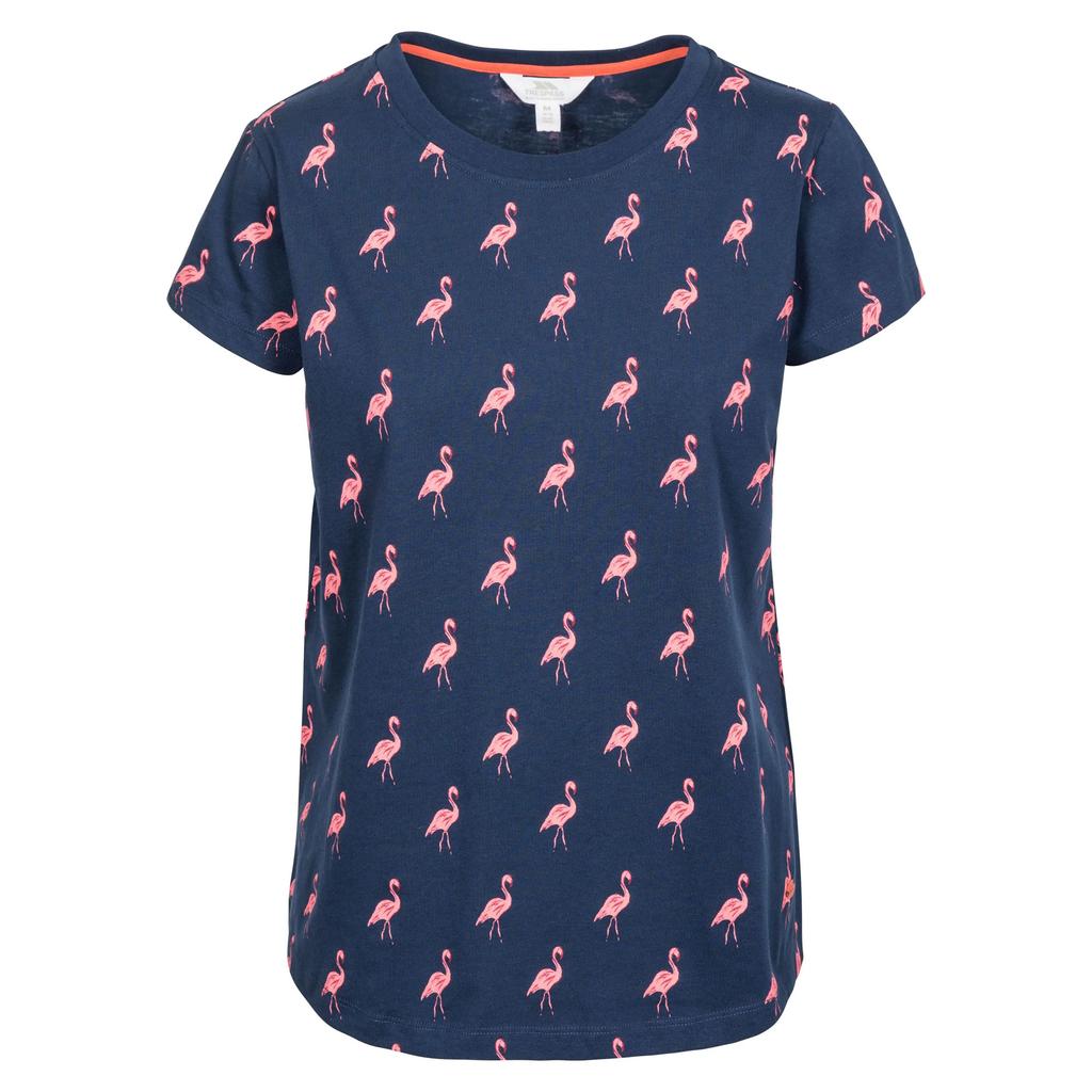 Womens Carolyn Short Sleeved Patterned T Shirt