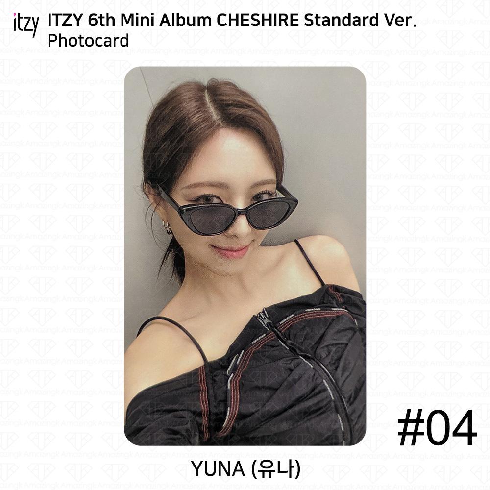 ITZY 6th Mini Album Cheshire Official Photocard Clear Card Neon 4cut Film KPOP