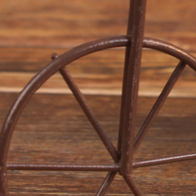 Пасторальный железный держатель для цветов на велосипед Железная цветочная рамка для велосипеда