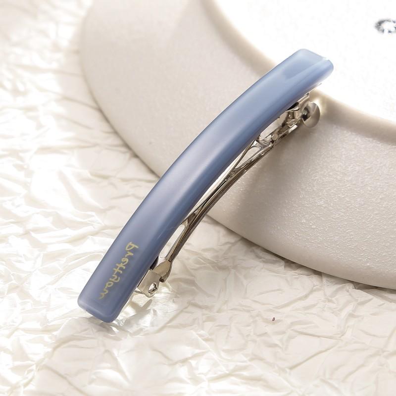 Тонкие заколки для волос 6 см, пружинные французские заколки для пучка, модная синяя прическа, аксессуары для волос для девочек и женщин