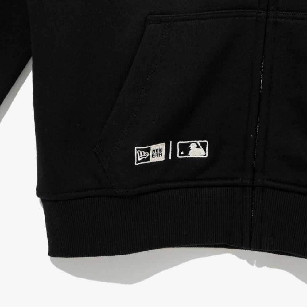 MLB Детская толстовка на молнии с капюшоном New York Yankees Черная 14443530