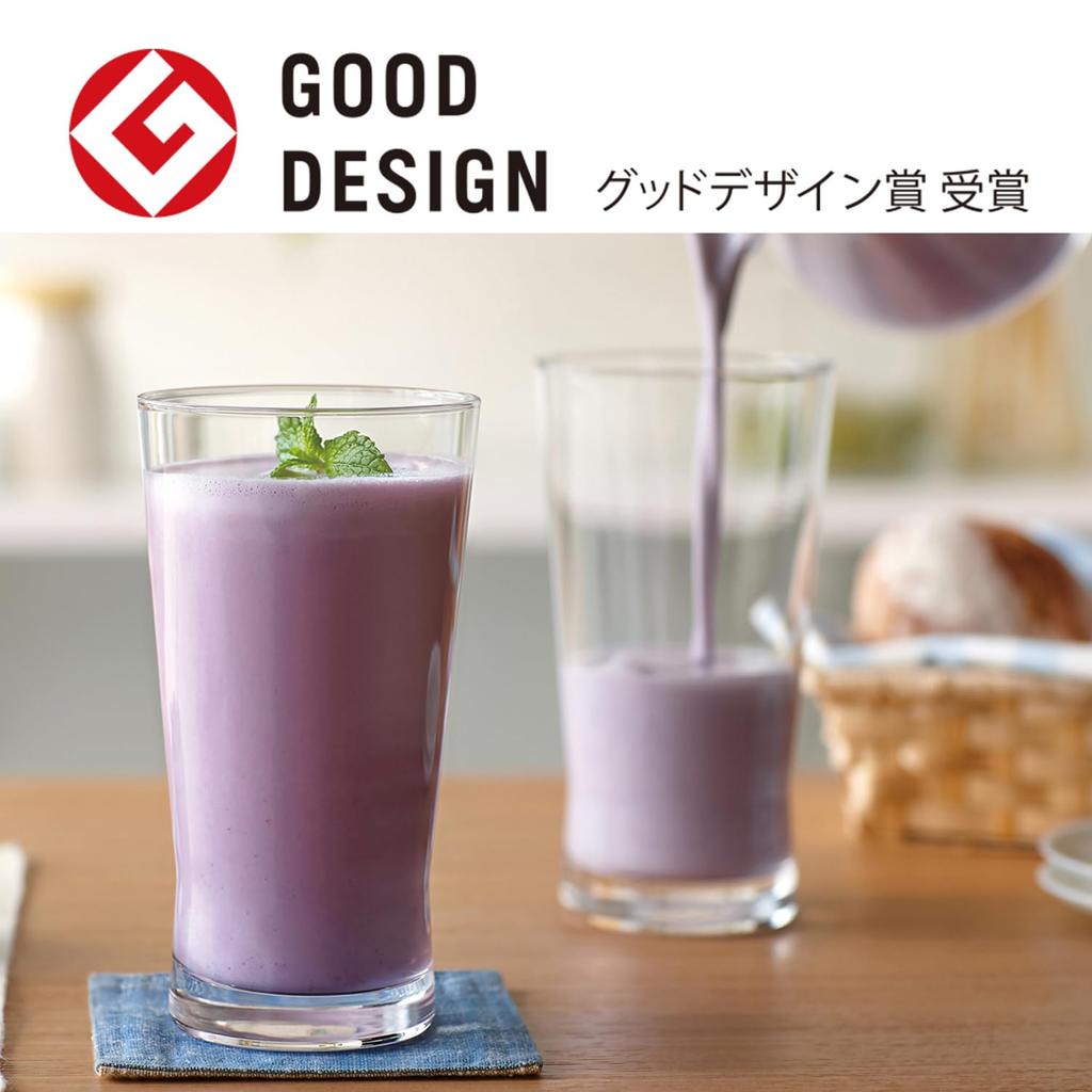 Стакан Toyo Sasaki Glass Fjord 9 унций, 275 мл, набор из 6 шт. Сделано в Японии, можно мыть в посудомоечной машине, отмечено наградой за хороший дизайн, стеклянная чашка, стакан для кофе, стакан для сока