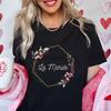 EVJF Future Bride Tshirt French Bridal Wedding Team Bride Tops Unisex Bachelorette Hen Party Tshirt Floral Bridesmaid Tees