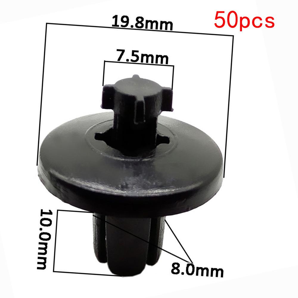 50 Клипс подкрылка для Peugeot 206, 307, 408 и Citroën C5, C4