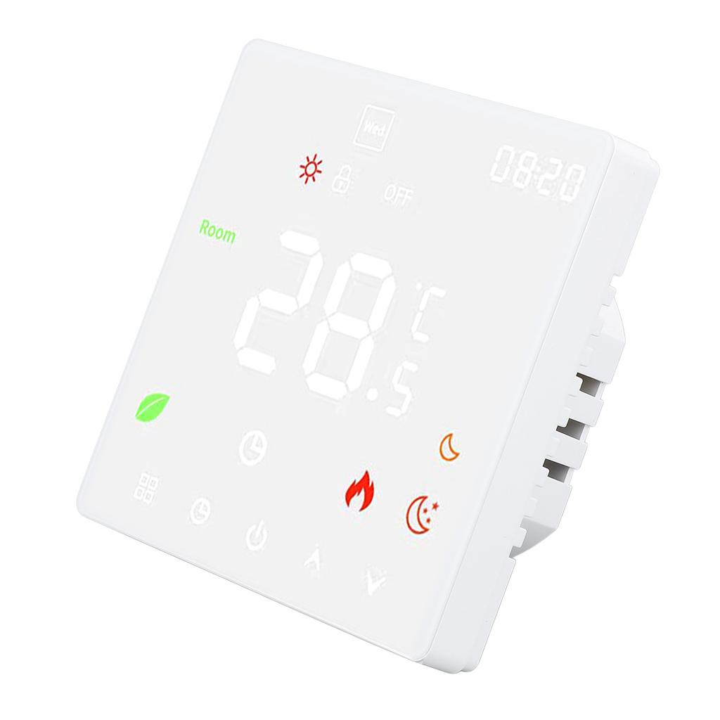 Smart Thermostat Touch Screen Programmable Floor Heating Thermostat for Gas Boiler Water Heater