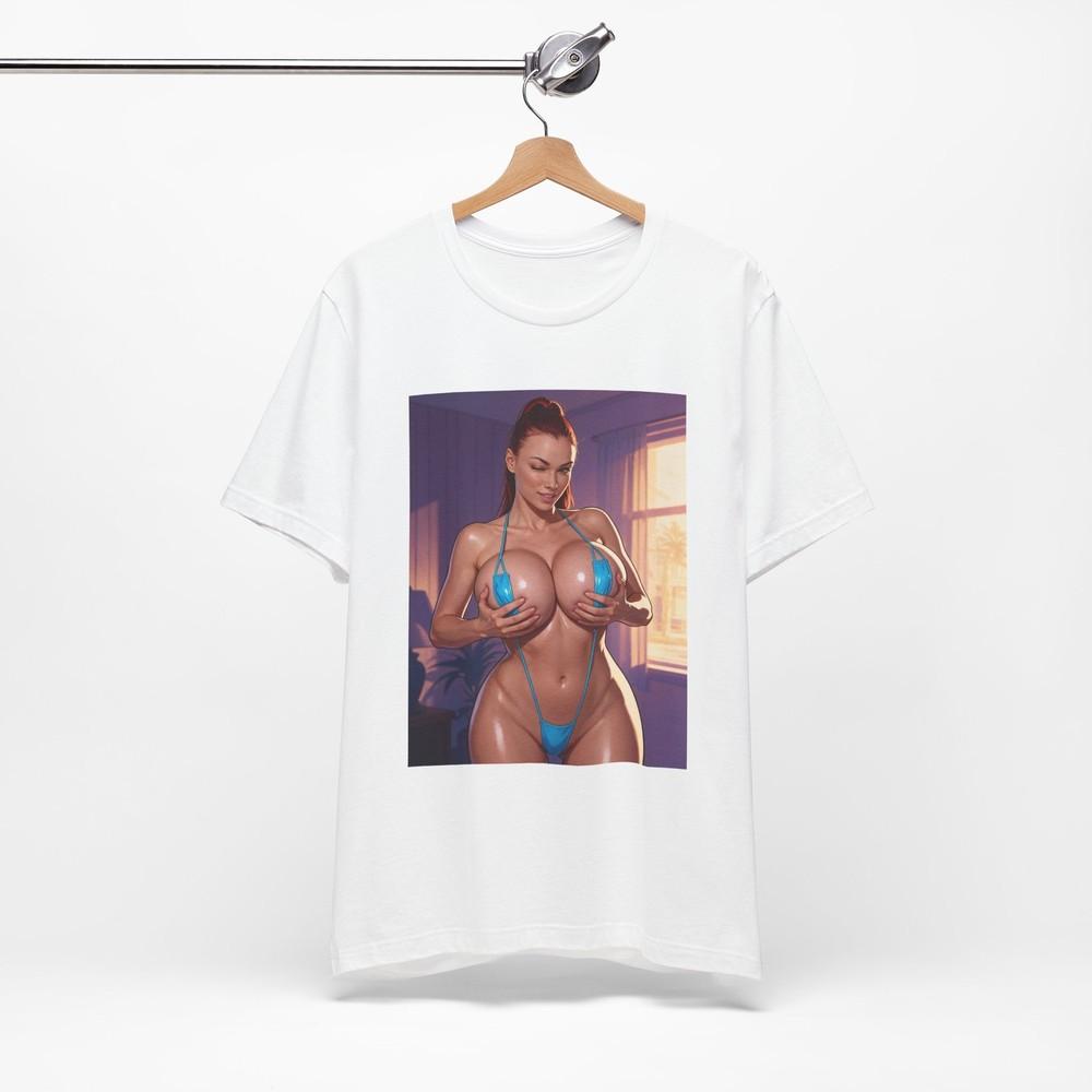 Oktokuro Bikini Pinup T-Shirt | GTA 6 Graphic Streetwear Print Tee