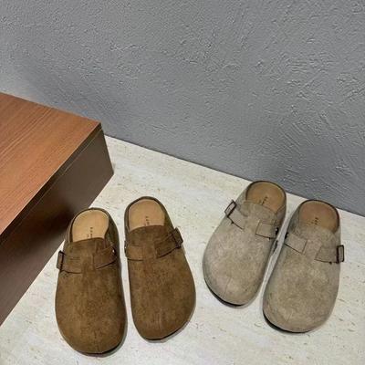 Внутреннее увеличение высоты Маленькие пружинные тапочки-платформы Женская обувь Носить полуподнос Женщины