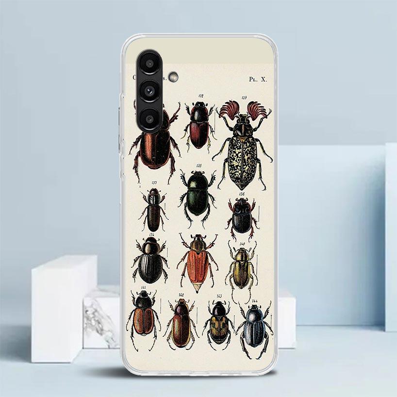 Научный разлагаемый чехол Bugs Bees для Samsung Galaxy A17 A37 A57 A16 A26 A36 A56 A15 A14 A55 Чехол для телефона A13 A53 A25 A35 A