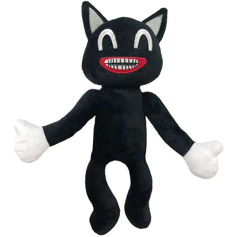 Soft And Cuddly Black Cartoon Cat Plush Toy Ideal For All Ages Holiday Gifts