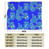 Four BFB  BFDI Blanket Velvet Textile Decor  Portable Lightweight Throw Blankets for Bedding Office Bedding Throws
