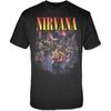 Мужская футболка Nirvana Unplugged с фото, приталенная, размер L, черная